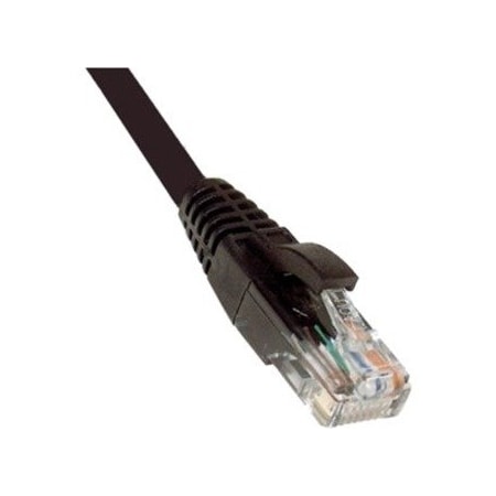 Weltron 3Ft Black Booted Cat6A Stp Patch Cable 90-C6ABS-3BK